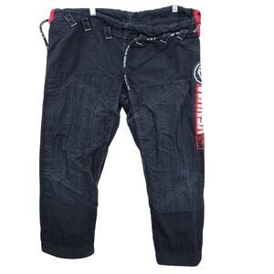 Venum BJJ Gi Pants Martial Arts Grappling Training Black Red Men’s Adult SZ A1